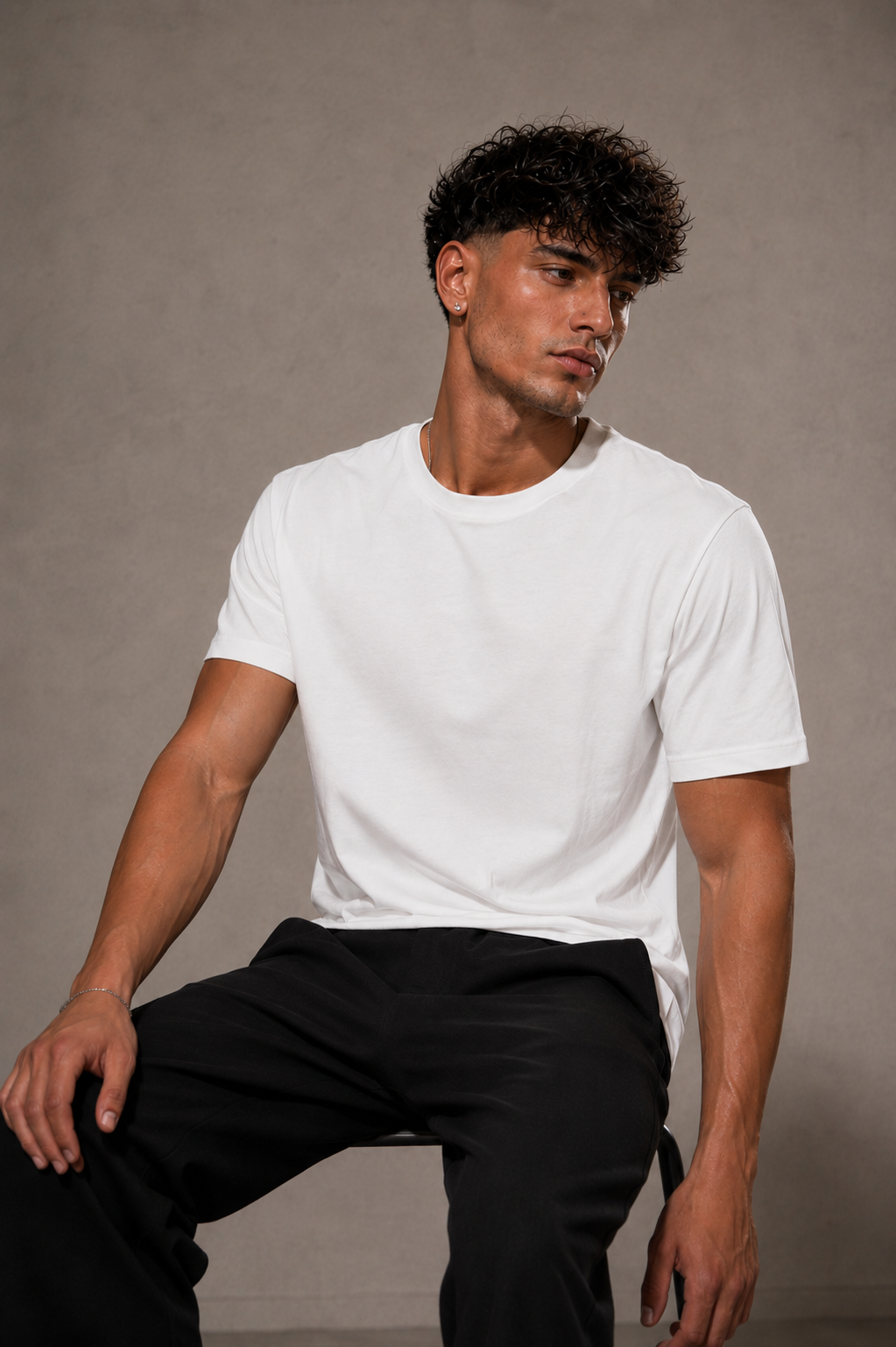 Camiseta básica KOVEN — Blanca