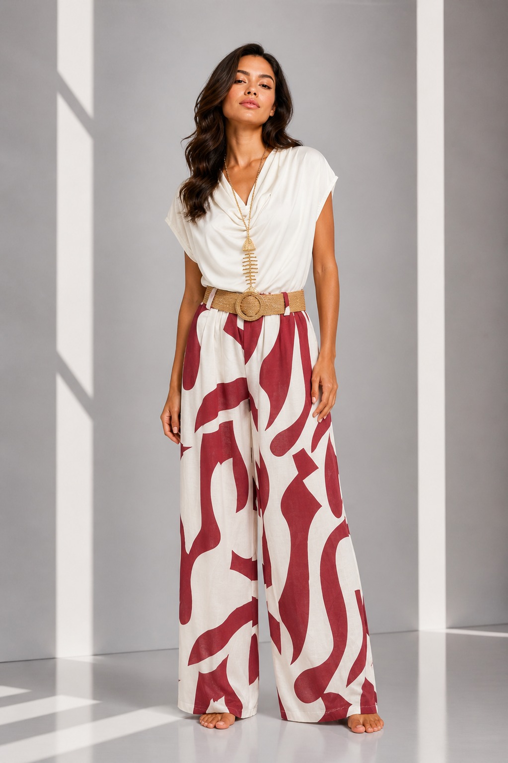 Conjunto Blusa & Pantalón KOVEN — Terracota
