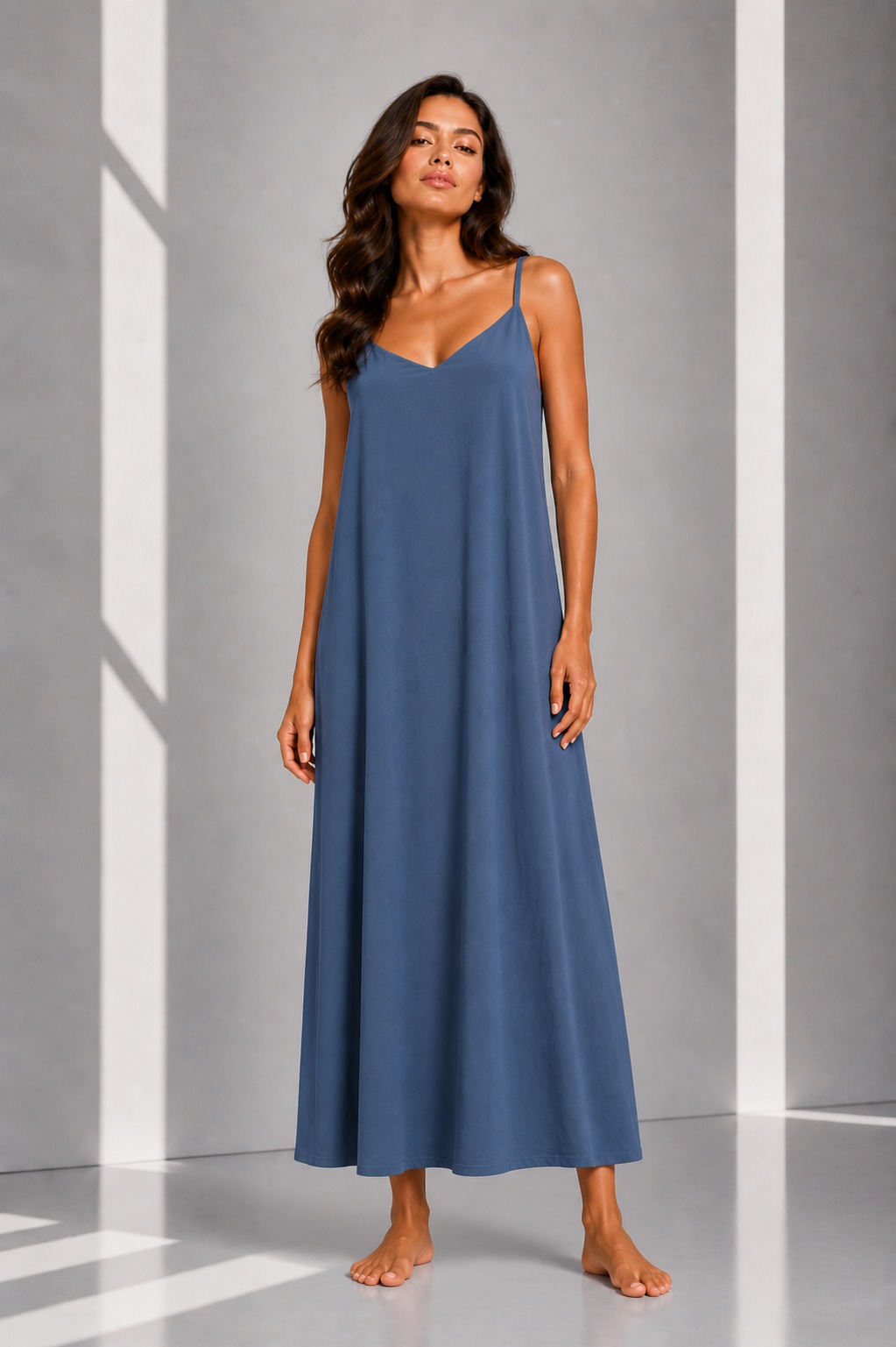 Vestido Largo KOVEN — Azul